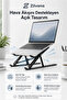Novexa Folding Laptop Stand Metal Notebook Riser Cooling Base 7-10 Levels - 6