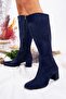 Navy Blue Women's Boots A654252702 - 2