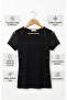 Black Viscose Tulle Detailed Thick Strap Sleeveless Bodysuit - 2