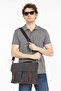 15.6 Inch Laptop Compartment Waterproof Canvas Briefcase and Shoulder Bag - 3