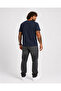 Men's Large Size Crew Neck T-Shirt Excuses 26130 Navy Blue - 3
