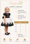Baby Girl Dress with Hair Bandana, Lace Detail, Tulle Skirt, Short Sleeves, Special Occasion, Birthday 12-36 Months - 8
