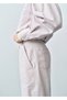 Wideleg Pants with Decorative Stitching - 7