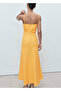 Dress with a bow in a linen blend - 4