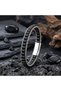 Onyx Natural Stone Wicker Weave Chain Men's Steel Bracelet - 21 cm - 3