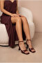 Ete En Ville Patent Leather Ankle Strap Heeled Sandals - 8