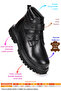 Teze 100% Leather Velcro Boys' Boots Shoes - 2