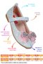 Hiza Stoned Velcro Baby Girl/Child Ballerina Shoes - 2