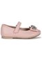 Bowtie Bowtie Stoned Velcro Girls' Ballerina Shoes - 4