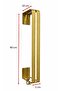 Edil 3-Piece Bathroom Set, Towel Rack, Toilet Paper Holder, Adhesive, No Assembly Required - 5