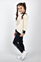 Gardens Needs Bees Printed Hooded Bottom Top Girl's Tracksuit Set - 5