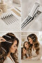 Hair Clip Metal Barrette 12 Pieces Absolute Design718288 - 5