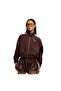 634561-13 T7 Jacquarded Woven Jacket Women's Jacket Brown