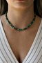 Malahit Natural Stone Necklace |   Transformation and Protection |   Pure Collection | - 2
