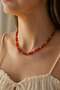 Agate Natural Stone Necklace |   Evil Eye and Negative Energy Protection |   Pure Collection | - 4