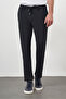 Men's Navy Blue Polyviscon Trend Drawstring Jogger Slim Fit Sports Trousers - 3