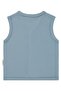 Organic Cotton 0-12 Months Baby Vest - Blue 9-12 Months - 2