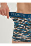 Blue Camouflage Patterned Cotton Boxer Shorts - No Sweat Absorption - No Irritation and No Odor - 2