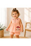 Embroidered Cotton Girls' Muslin Set