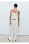Blouse with Linen Straps - 4