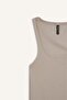 Slim Fit Basic Round Neck Ribbed Undershirt E5539Ax25Sm - 7