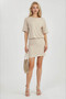 Waist-Seated Blouse Dress