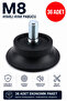Bingo Foot Screw Coffee Table, Table Foot (METRIC 8) 36 Pieces
