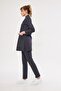Hijab Anthracite Gray Lycra Women's Medical Uniform Doctor and Nurse Uniform Surgical Set - 4