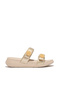 Women's / Girls' Slippers Iw5-090 / 675 F-Mode Go Beadie-Button Adjustable Two-Bar Slides - 4