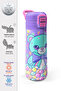 Kids Milka Candy Teddy Bear Patterned Thermos with Straw and Direct Drinking Steel Thermos 500 ml 38105