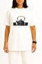 Oversized Teapot Kettle White Tea Iron Chest Designed Unisex T-Shirt - 2