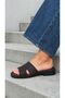 Santa Slippers Genuine Leather Brown Suede - 6
