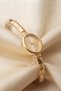 Mei̇ra Women's Gold Steel Handcuff Wristwatch with Champagne Dial and Stone Detail Luxury Elegant Bracelet Watch 2026 - 3