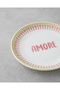 Amore Porcelain 6-Piece Cake Set 19 cm Pink - Green - 7