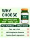 Iron Folic Acid Supplement - 120 Veg Tablets with Zinc, Vitamin C & B12 for Men & Women - 5