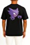 Oversized Haunter Pocket and Back Design Unisex T-Shirt - 2