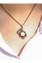 Natural Stone Moonstone Natural Stone Photography Machine Model Antique Women's Necklace Euk42Ay - 3