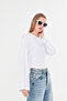 White Inner Layer Ultra Soft Natural Viscose Waist Fitting Drawstring Detail Wide Long Sleeve Full Stretch Women's Blouse - 5