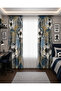 Soccer Ball Double Winged Children's Room Backdrop Curtain