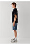 Logo Black T-Shirt Regular Fit / Normal Cut 0613662-900 - 3