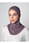 Cross Hijab Neck Collar Bonnet - Plum - (St232), (Id 3423218) - 2