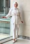 Pocketed Waist Belted Cap - 4