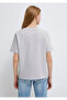 Embroidered Gray T-Shirt Regular Fit 1612421 -87033 - 5