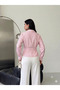 Women's Striped Side Tie Shirt - 6