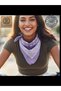 Add 4 to Cart Pay 3 Promotion 100% Cotton Unisex Lilac Ethnic Patterned Bandana Price Is for 1 Piece