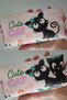 Children's Pencil Case - Faux Leather Pencil Holder with Cat Print Pattern - Special Cat Pencil Bag for Kids - 4