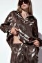 Bdart High Waist Floral Print Wide Leg Pants - 4