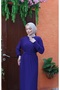 Complete Long Dress with Pleats and Belt - 4