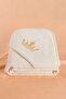 Bamboo Crown Embroidered Baby Towel Swaddle and Washcloth Set in Special Box - 2