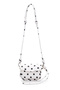 Adjustable Knot Detail Strap Women's Crossbody Bag Juno White Polka Dot